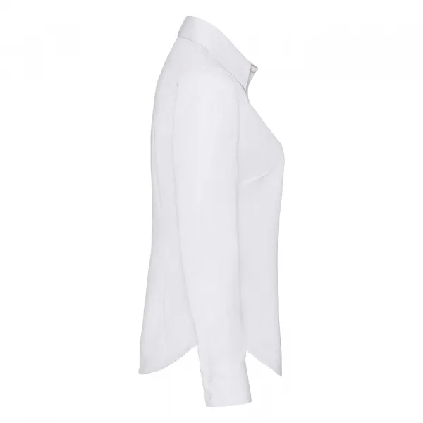 FRUIT OF THE LOOM F17•LADIES LONG SLEEVE POPLIN SHIRT
