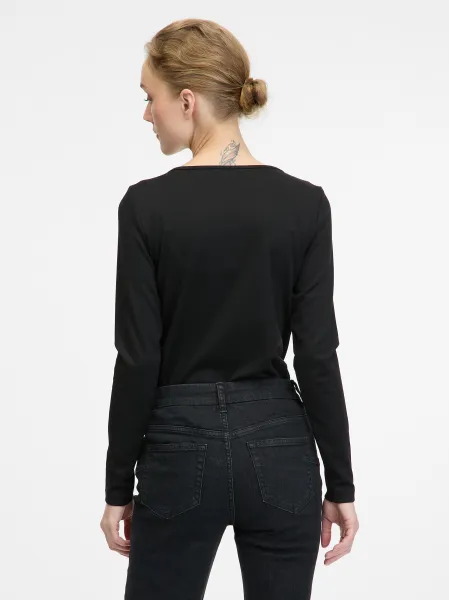 Black Women's Long Sleeve Blouse ORSAY - Women's