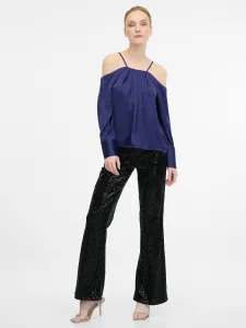 Navy blue women's off-the-shoulder blouse ORSAY - Women's