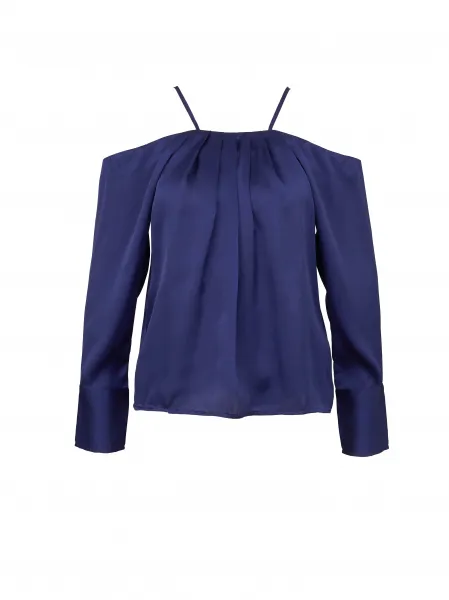 Navy blue women's off-the-shoulder blouse ORSAY - Women's