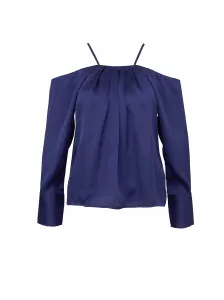 Navy blue women's off-the-shoulder blouse ORSAY - Women's