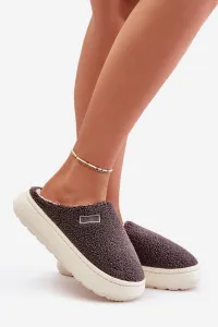 BIG STAR SHOES Zateplené Papuče Na Hrubej Podošve Big Star