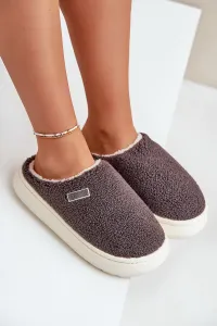 BIG STAR SHOES Zateplené Papuče Na Hrubej Podošve Big Star