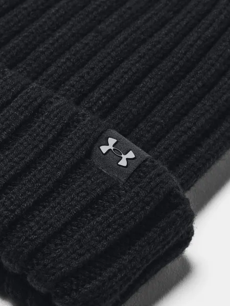 Women's hat Under Armour W Halftime Pom Beanie-BLK - Women's