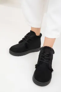 Soho Black Suede Women's Boots & Bootie 19853