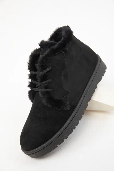 Soho Black Suede Women's Boots & Bootie 19853