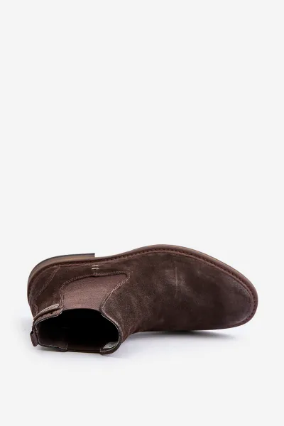 BIG STAR SHOES Semišové členkové topánky pre mužov Big Star