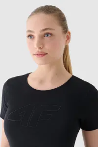 Dámske Tričko S Potlačou 4F Čierne 4FWMM00TTS