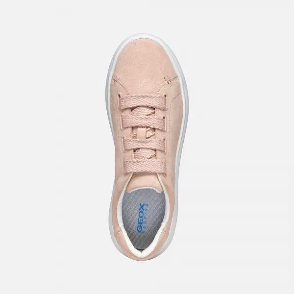 Cream women's sneakers Geox Spherica EC4.1 - Women's