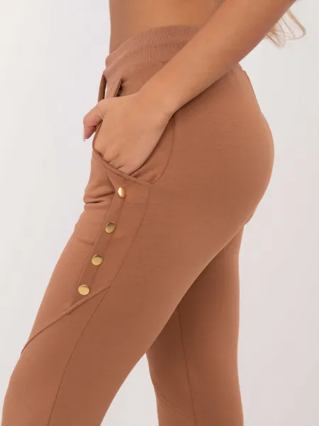 Sweatpants-CLM-DR-0128.05P-light brown
