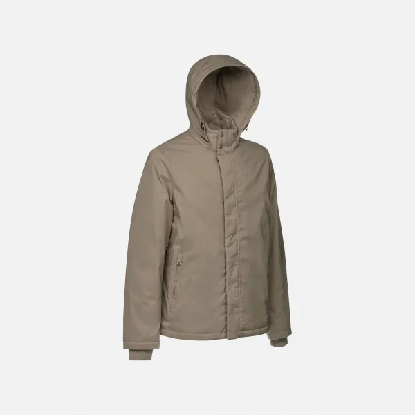 Beige Men's Quilted Jacket Geox Aurelio - Mens