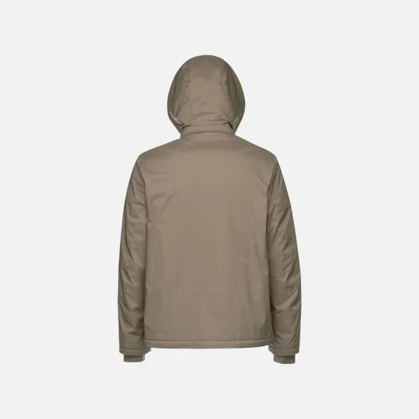 Beige Men's Quilted Jacket Geox Aurelio - Mens