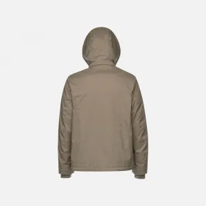 Beige Men's Quilted Jacket Geox Aurelio - Mens