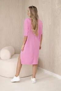 Oversize dress light pink
