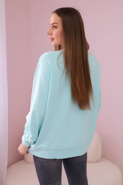 Cotton blouse with bow