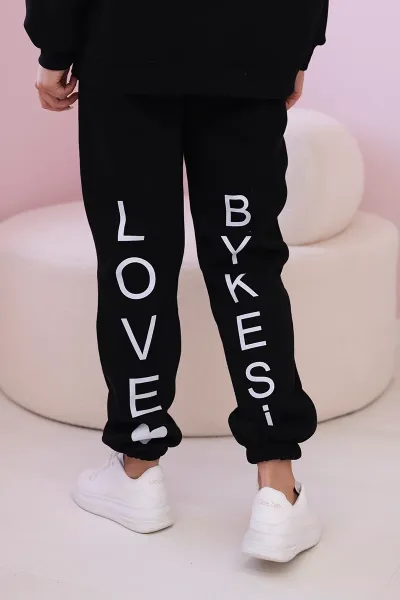 Black cotton set with print