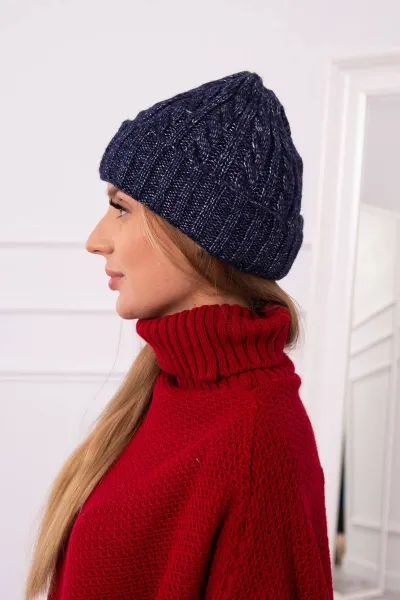 Cap with fastening Ariana K299 dark blue