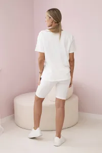 Set of top+leggings ecru