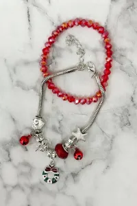 Christmas bracelet Wreath
