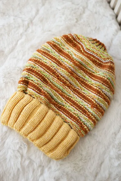 Women's cap Feba K330 mustard