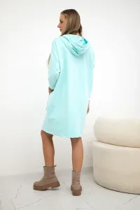Mint dress with hood