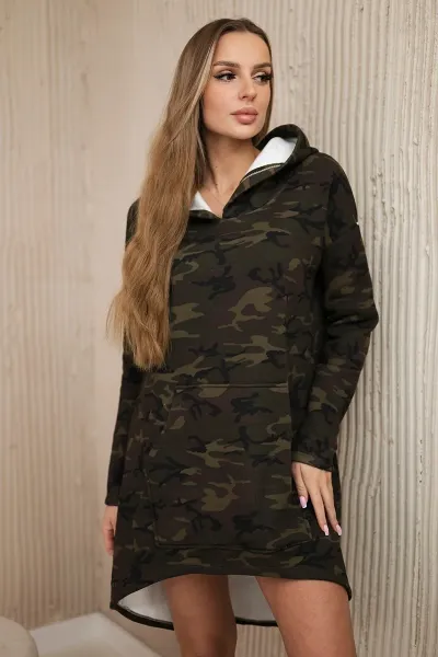 Camo dress khaki+green