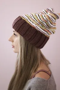 Women's cap Feba K330 brown