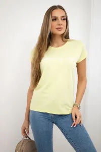 The Shopping blouse is my cardio light yellow
