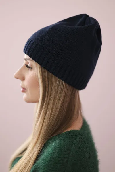 Women's cap Jagoda K344 dark blue