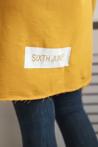 Coatee with subtitles mustard