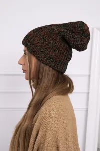 Women's cap Delia K260 foxy+dark green