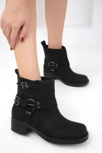 Soho Black Matte Women's Boots & Bootie 19678