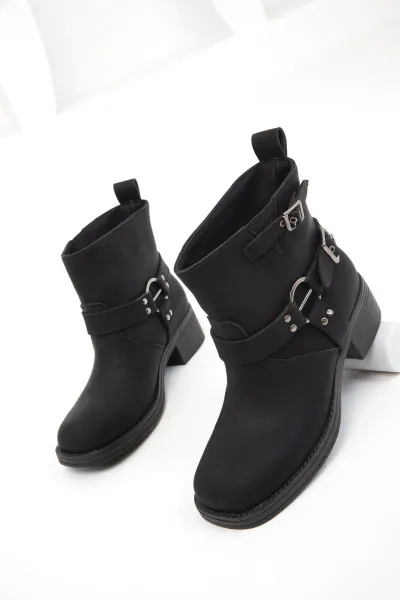 Soho Black Matte Women's Boots & Bootie 19678