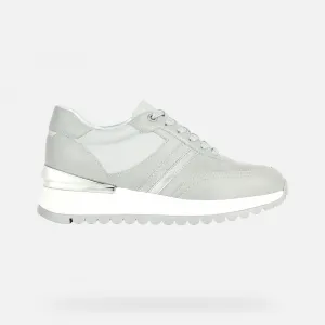 Grey women's sneakers Geox Desya - Women's