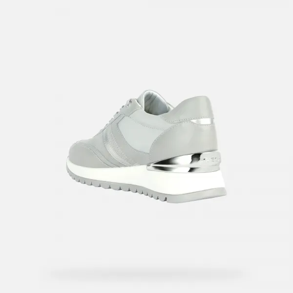 Grey women's sneakers Geox Desya - Women's