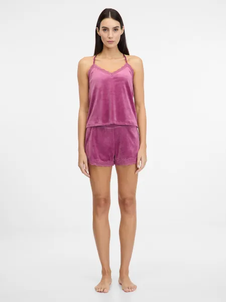 Pink Women's Suede Pajama Top ORSAY - Women's