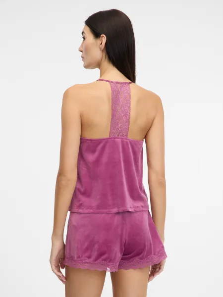 Pink Women's Suede Pajama Top ORSAY - Women's