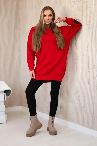 Insulated sweatshirt with red California inscription