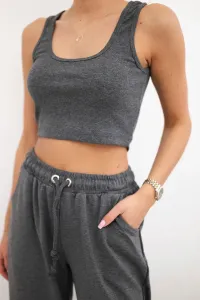 Set top+pants graphite