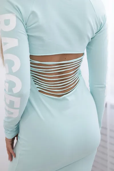 Ragged Mint Dress