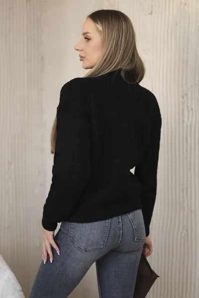 Sweater over the head black
