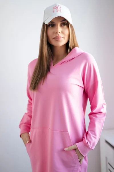 Light pink dress with hood