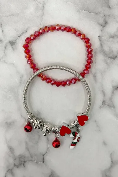Christmas bracelet Christmas stick