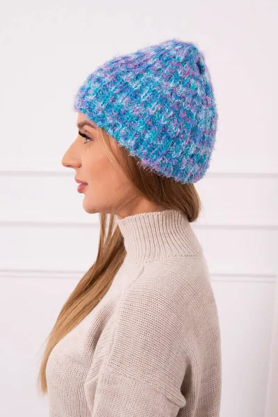 Women's cap Cina K259 turquoise