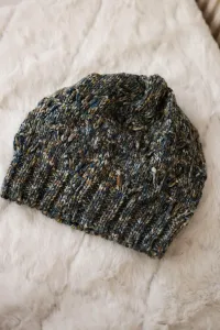 Cap with fleece jeans Roksana K209 + yellow