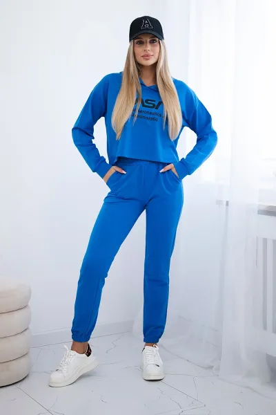 Purple blue print set