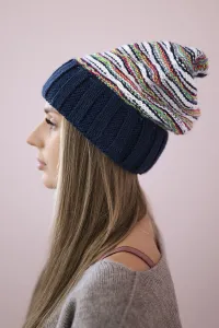 Women's cap Feba K330 dark blue