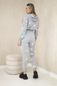 Legínovo Súprava s potlačou pištolí marhuľová Farba: Sivá, Veľkosť: UNI