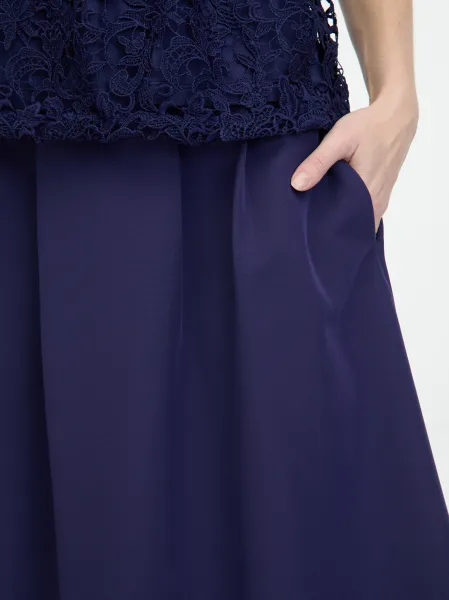 Navy Blue Women's Knee-Length Skirt ORSAY - Women's