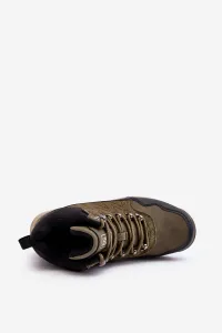 BIG STAR SHOES Dámska izolovaná khaki veľká hviezda